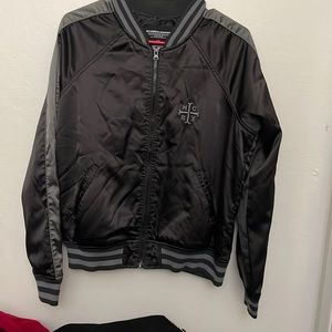 My Chemical Romance Cross Back Girls Satin Souvenir Jacket